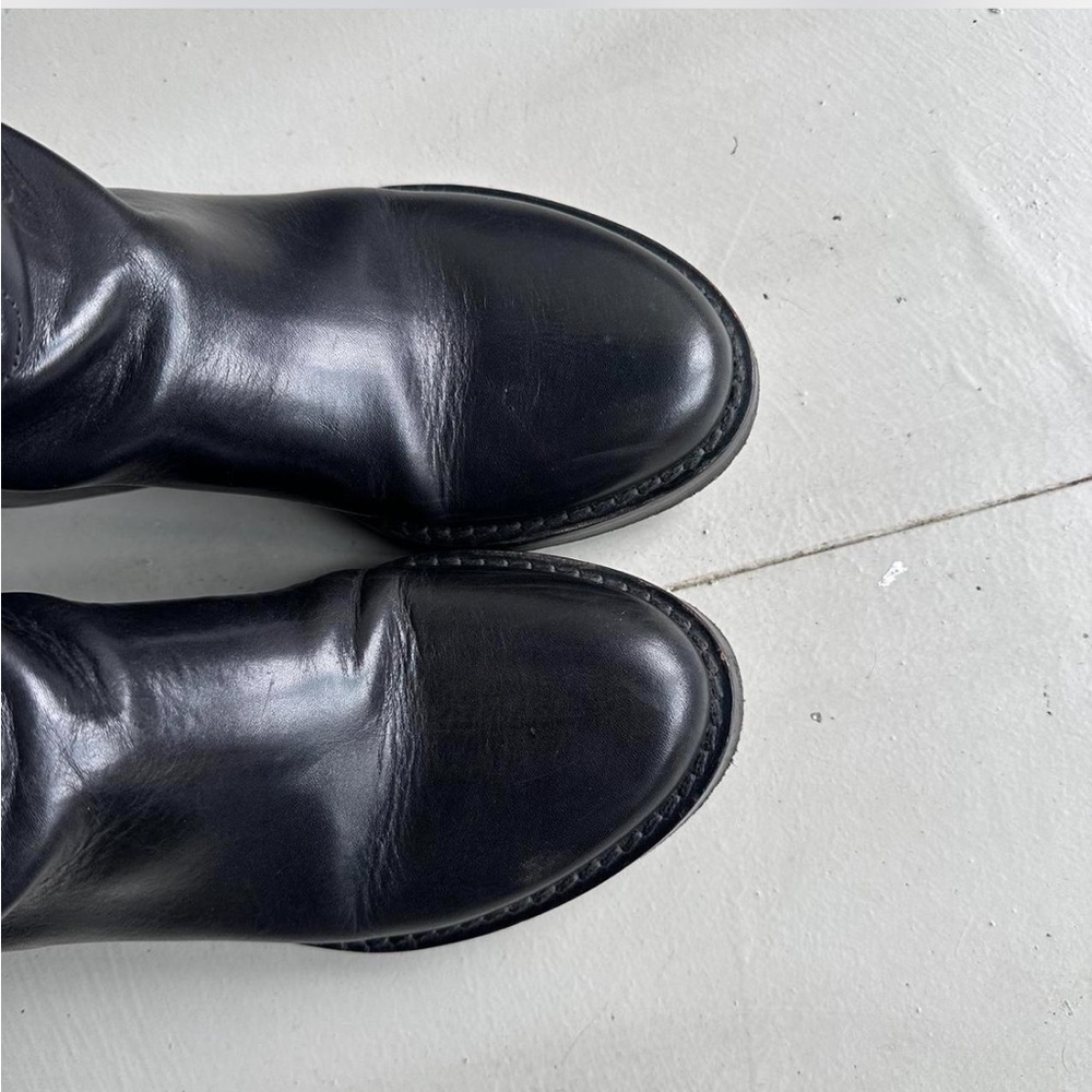 SOLD ON DEPOP Ann Demeulemeester FW 2004 Riding Boots with Knee Strap - Picture 5 of 6